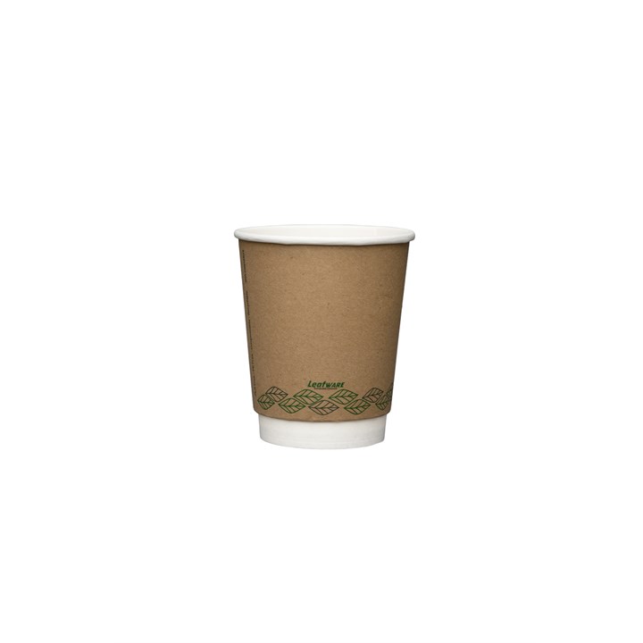 Leafware 12Oz Brown Kraft Double Wall Cup